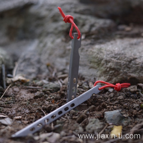 V-Shaped Tent Pole Nail Titanium Pegs Tent Stakes